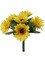 14" Artificial Sunflower Bundle – 6 Stems, Faux Yellow Sunflowers for Vase, Home Décor, Centerpieces, Weddings